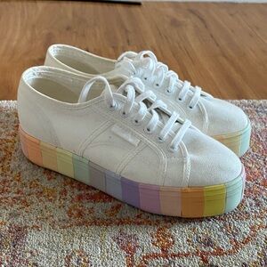 Superga rainbow Platform Sneakers